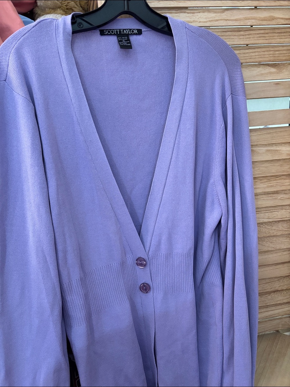 Scott Taylor Lavender Sweater XL